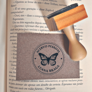 Carimbo Literário - Borboleta 2 - Acervo Pessoal - Ex Libris