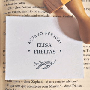 Carimbo Literário - Minimalista - Acervo Pessoal - Ex Libris
