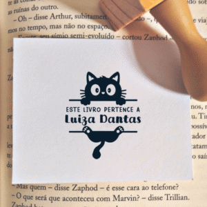 Carimbo Literário - Gatinho - Acervo Pessoal - Ex Libris